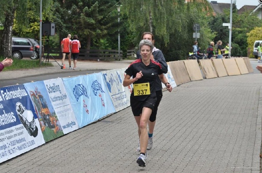 Marlen W. beim Zieleinlauf