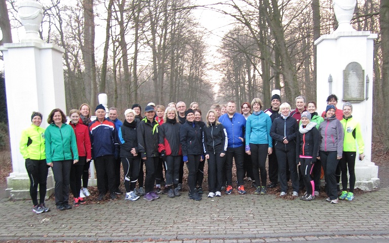 Die Gruppe vor dem ersten Start